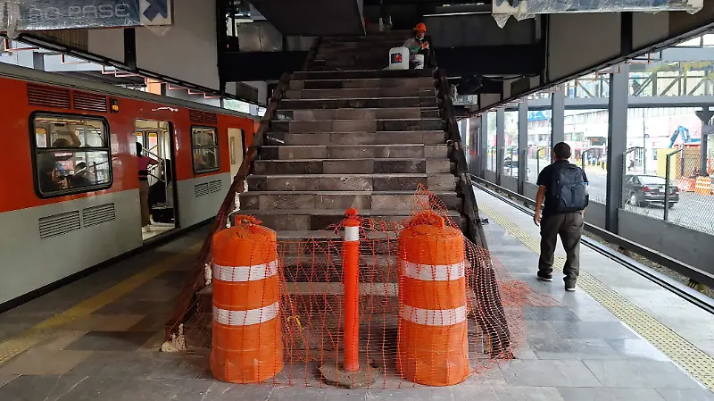 Avance de obras de remodelación de la línea 2 del metro previo al Mundial FIFA 2026